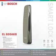 Khoá cửa Bosch EL 800AKB bản xám đen