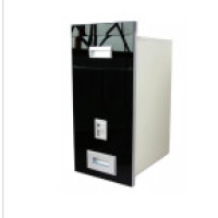 THÙNG GẠO NÚT NHẤN GƯƠNG ĐEN SUS304