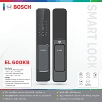 Khóa cửa Bosch EL 600KB Đen xám