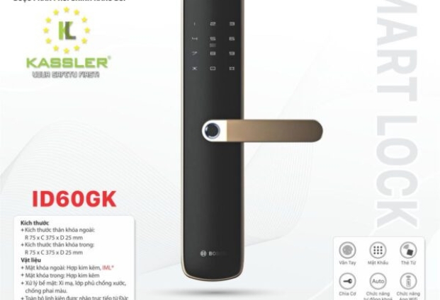 Khóa cửa vân tay Bosch ID60GK