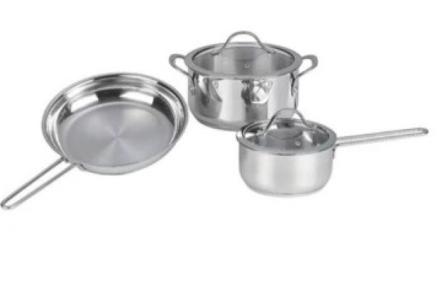 Bộ nồi cao cấp 3 món Inox 304 KF-ST05304