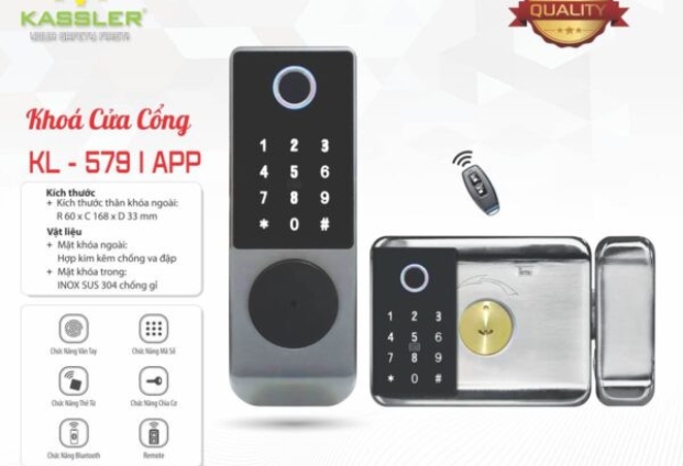 Khóa vân tay Kassler KL579-I-APP