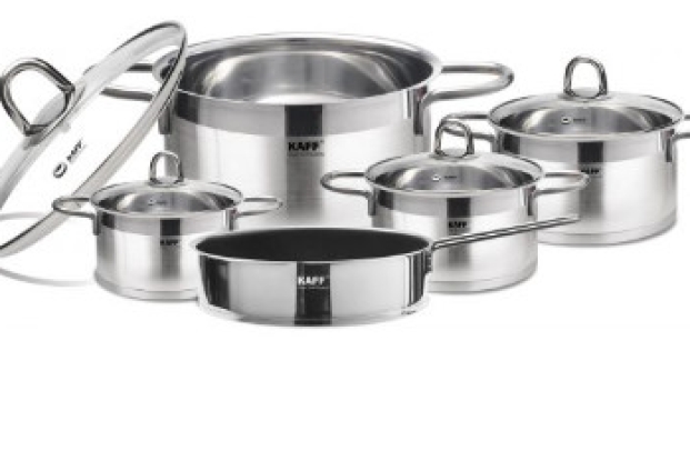 Bộ nồi cao cấp 5 món Inox 304 KF-ST09304