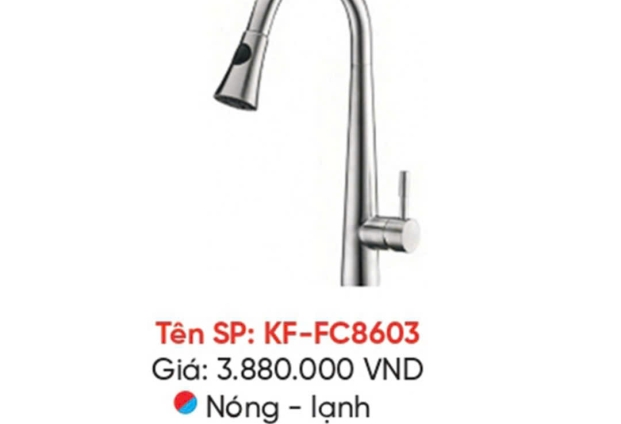VÒI RỬA CHÉN INOX KAFF KF-FC8603